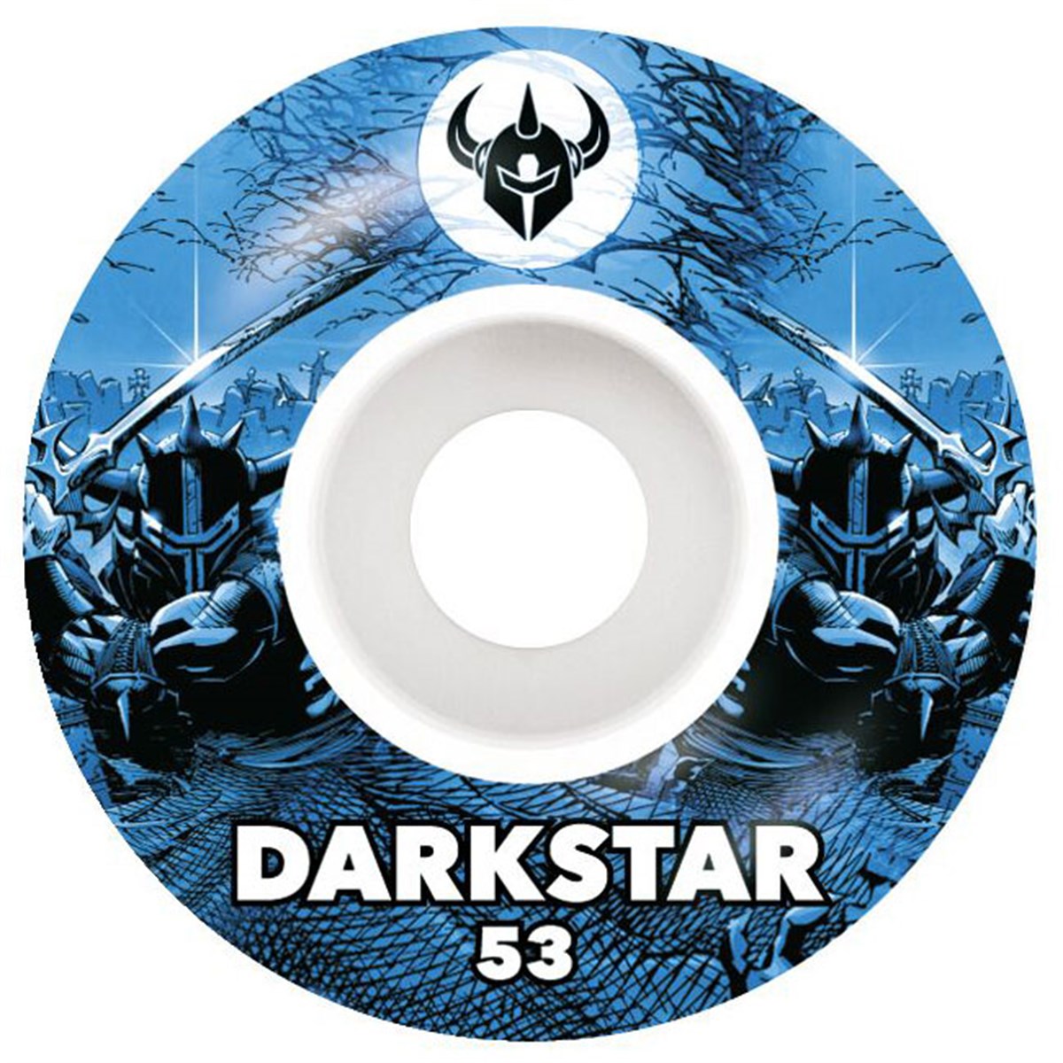 Darkstar 53 mm Throwback 2 Blue Tekerlek Seti