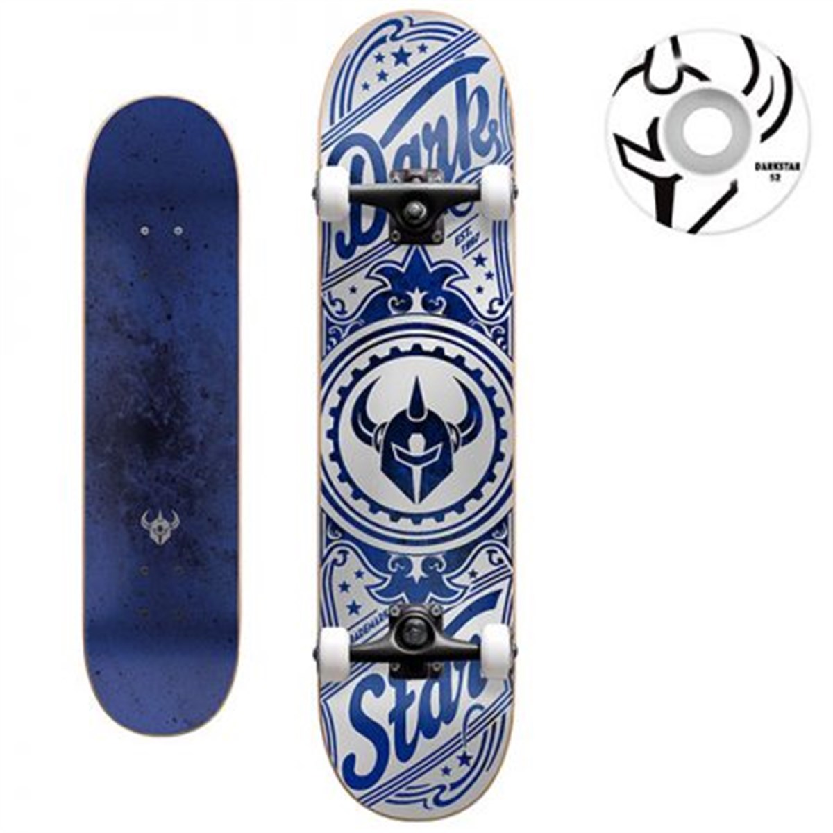 Darkstar 8,0 Cosmic Premium Silver Komple Kaykay