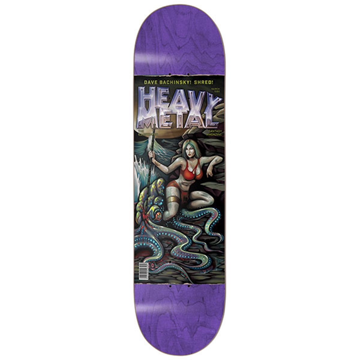 Darkstar 8,0 Heavy Metal 2 R7 Bachinsky Deck Kaykay Tahtası