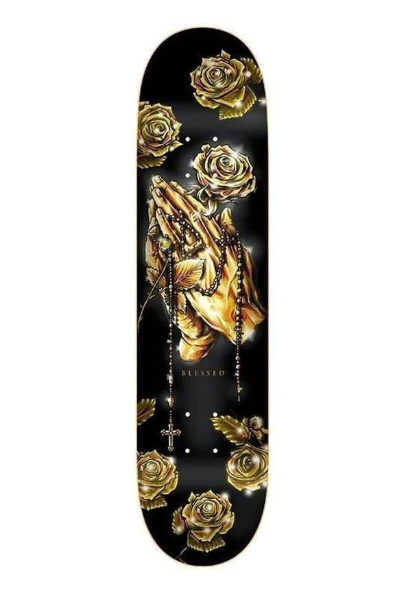Dgk 8.06 Blessed Black Gold Deck Profesyonel Kaykay Tahtası 
