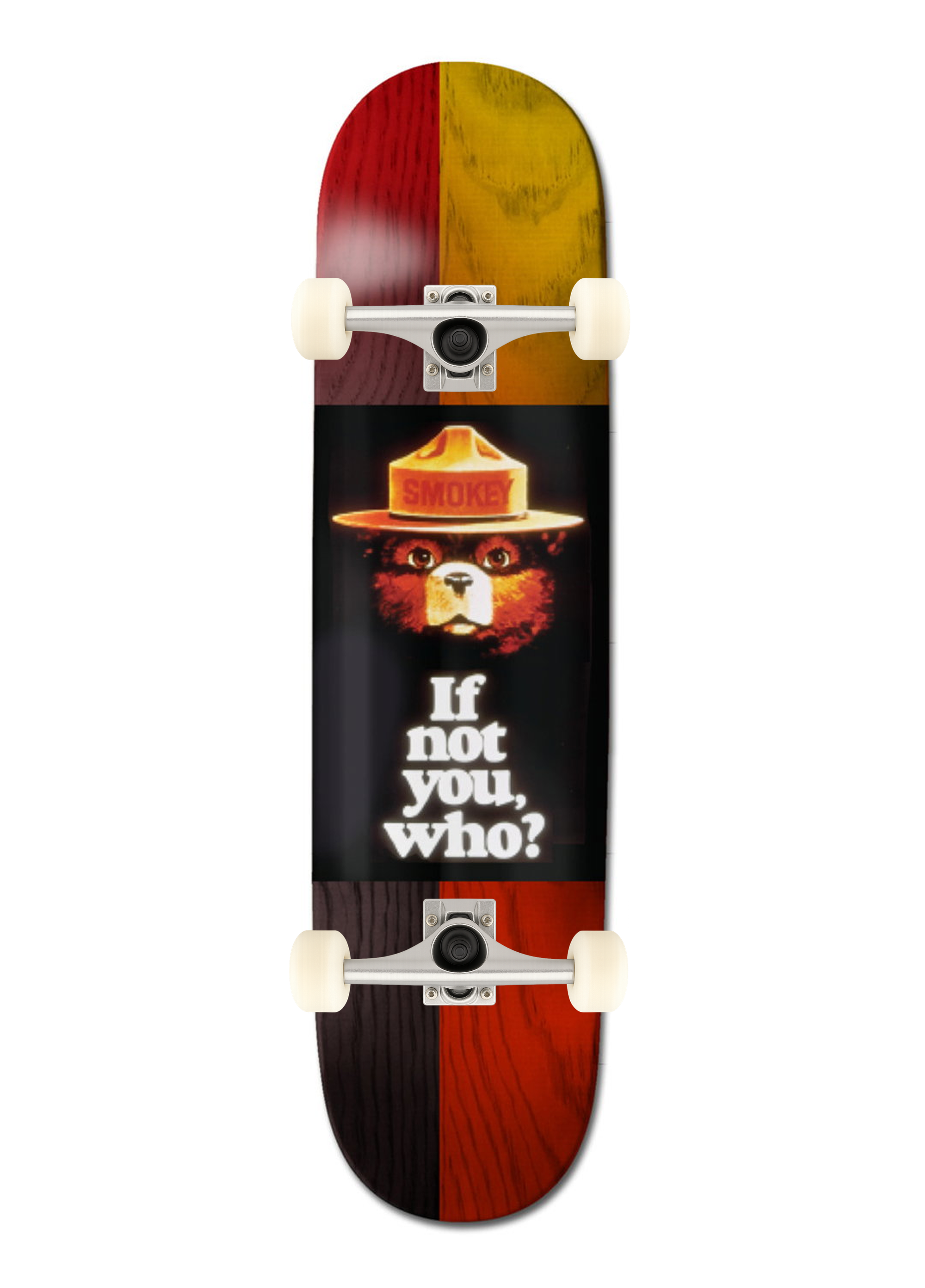 Element 8.5 Smokey Bear If Not You Custom Complete Profesyonel Kaykay 