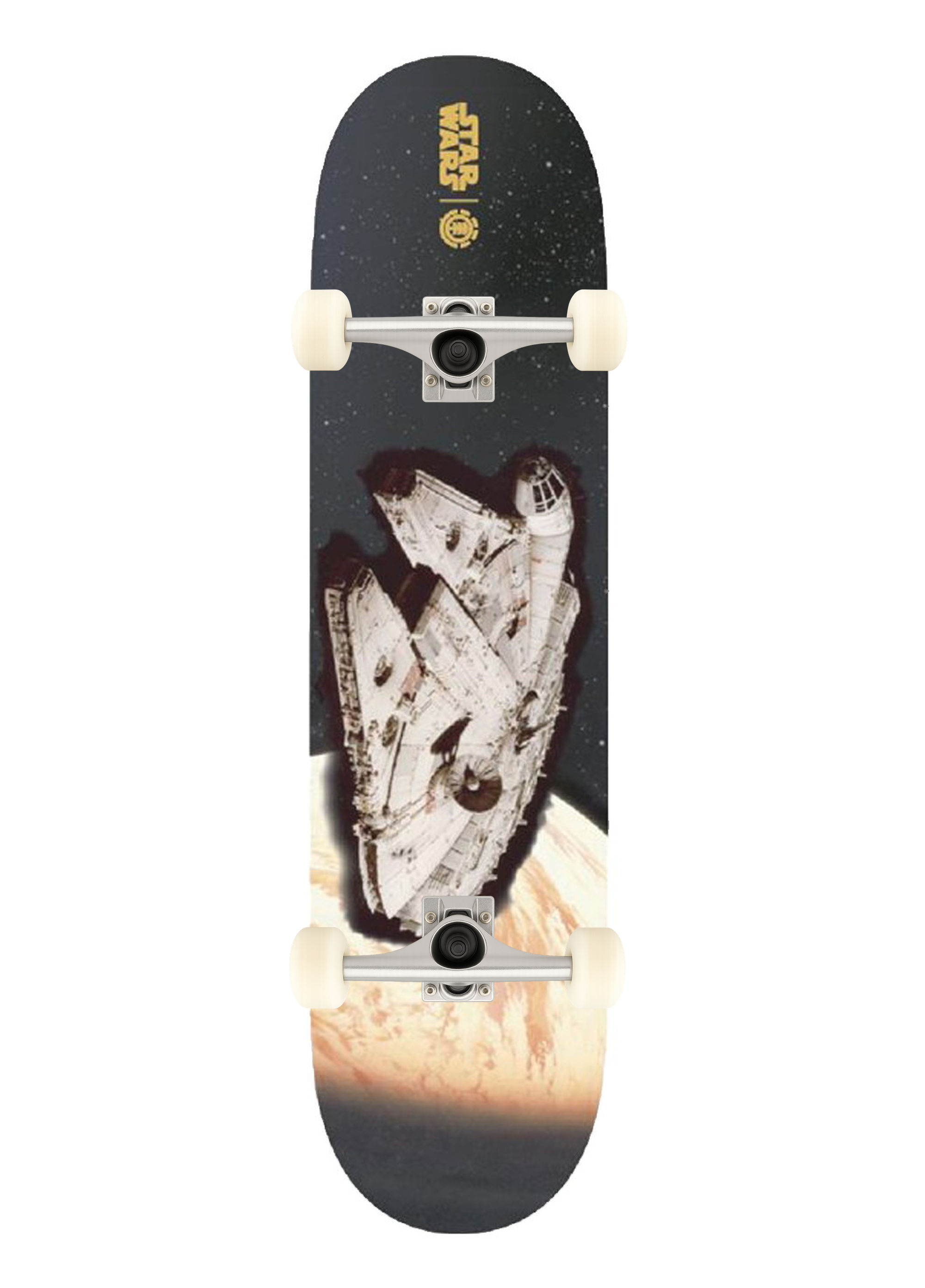 Element 8.0 SWxE Millennium Falcon Custom Complete Profesyonel Kaykay 