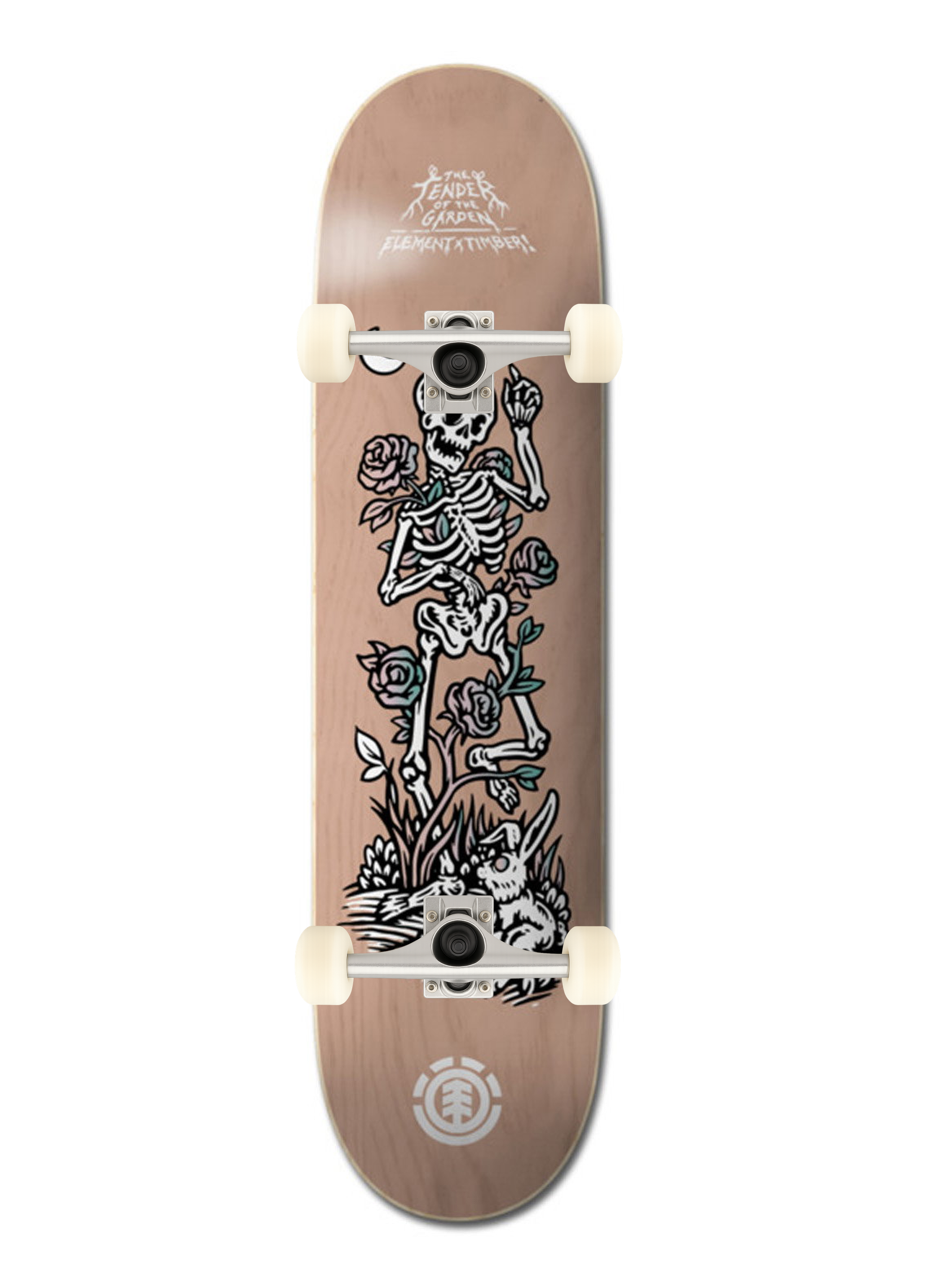Element 8.0 Timber Garden Skeleton Custom Complete Profesyonel Kaykay 
