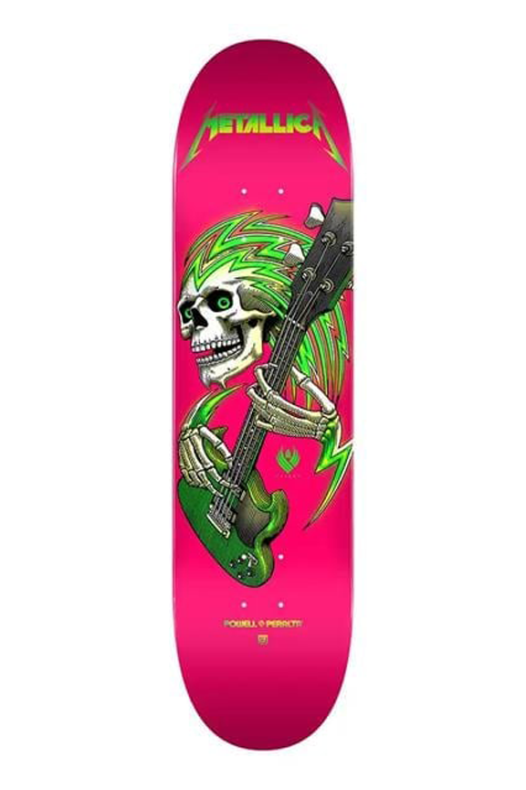 Flight® Powell Peralta 8.0 Metallica Collab Hot Pink Deck 