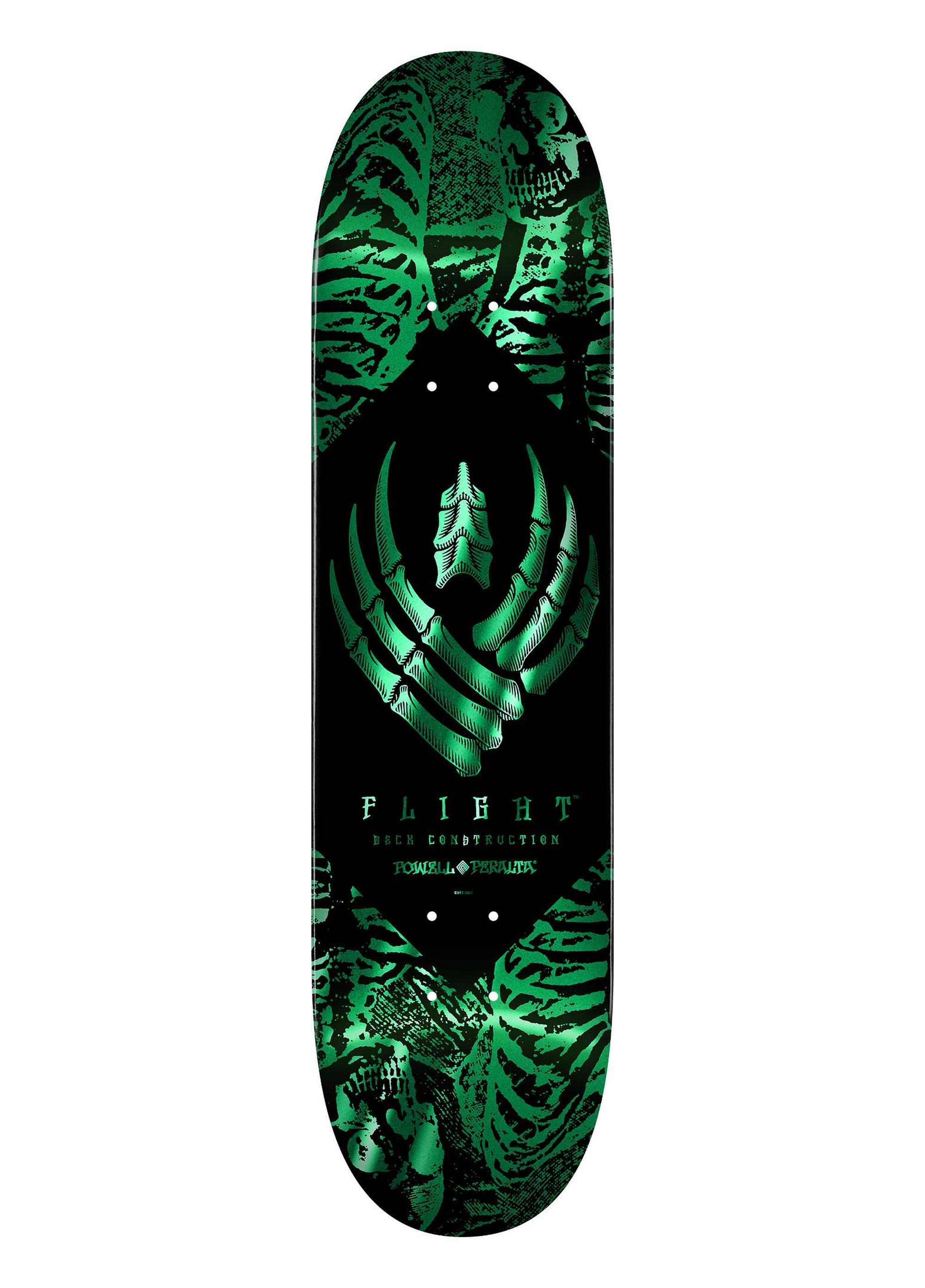 FLIGHT ® Powell Peralta 8.13 Skeleton Foil Teal Deck Kaykay Tahtası 
