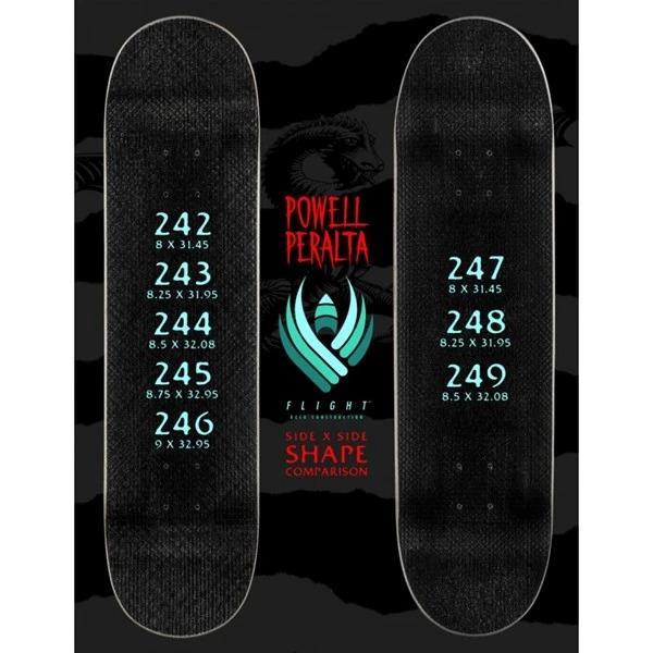 FLIGHT ® Powell Peralta 8.38 Skeleton Red Foil Deck Kaykay Tahtası