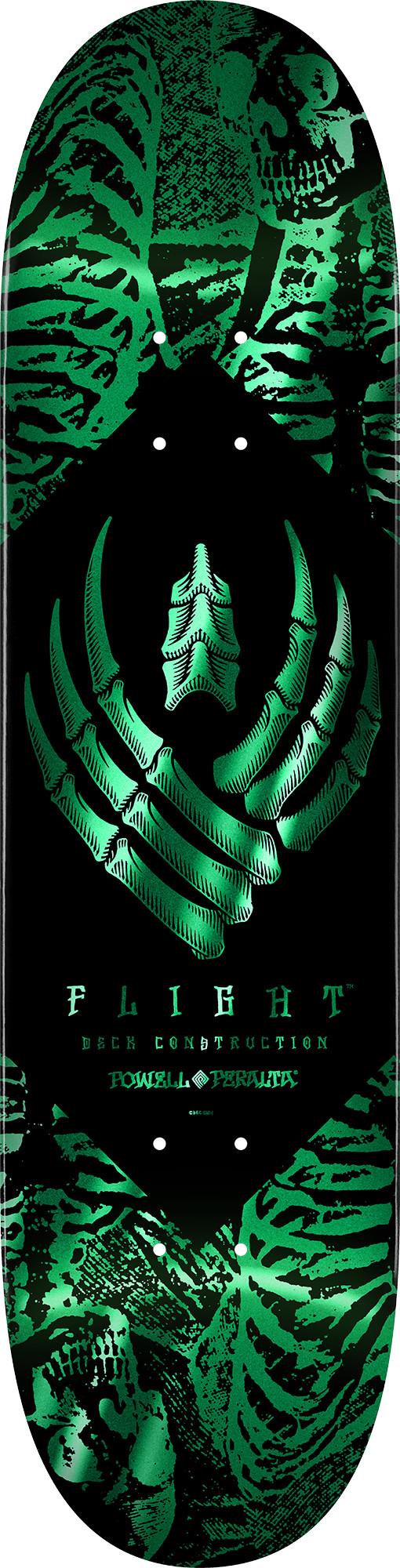 FLIGHT ® Powell Peralta 8.13 Skeleton Foil Teal Deck Kaykay Tahtası 
