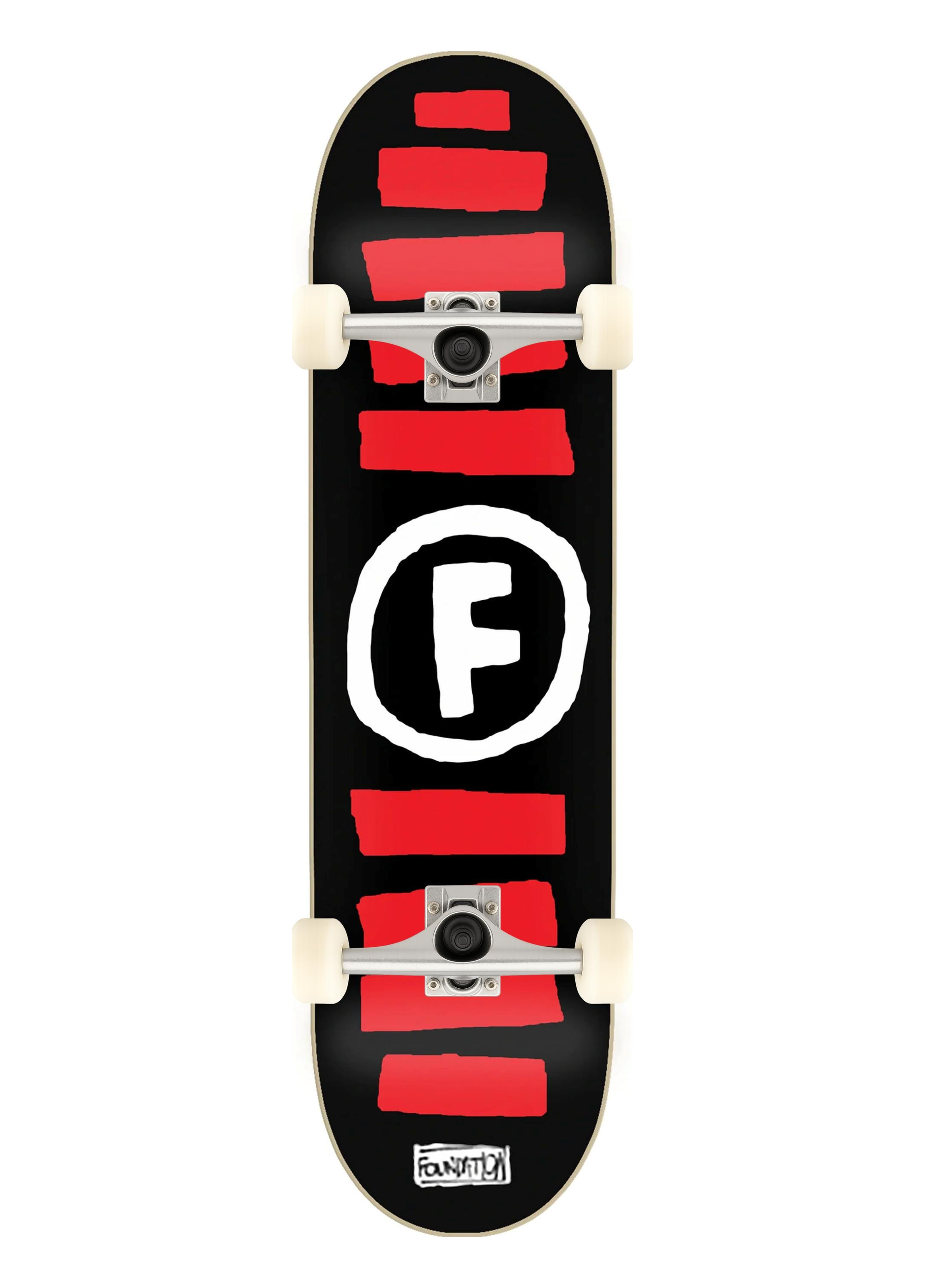 Foundation 8.0 Double Stripe Black Complete Profesyonel Kaykay 
