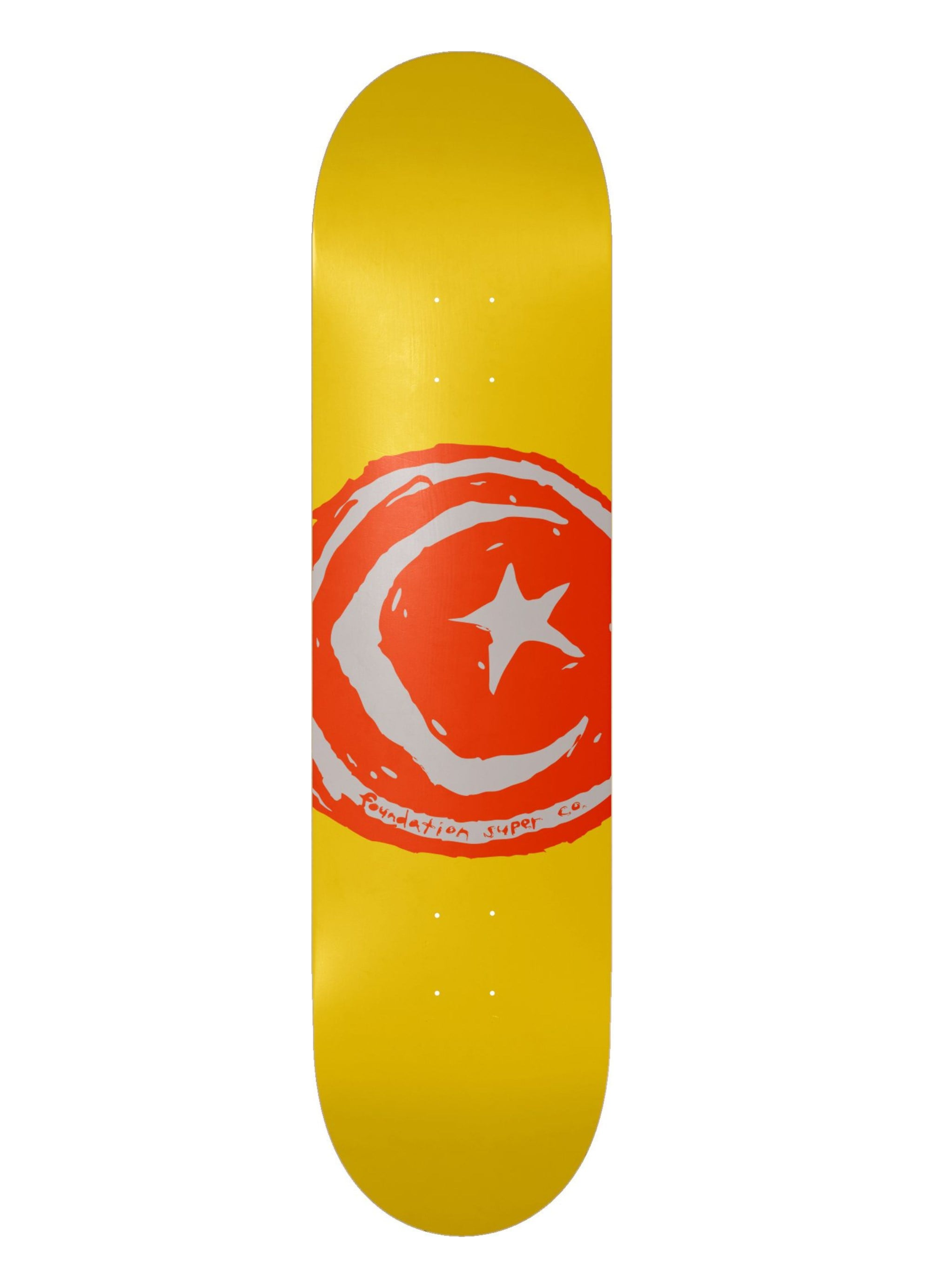 Foundation 8.25 Star & Moon Yellow Deck Profesyonel Kaykay Tahtası 