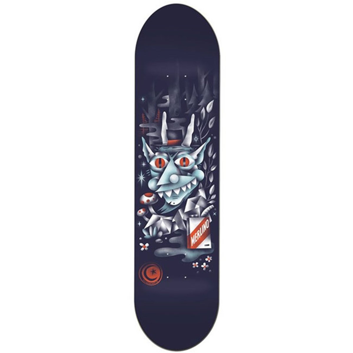 Foundation 8,0 Merlino Wood Wraith Deck Kaykay Tahtası