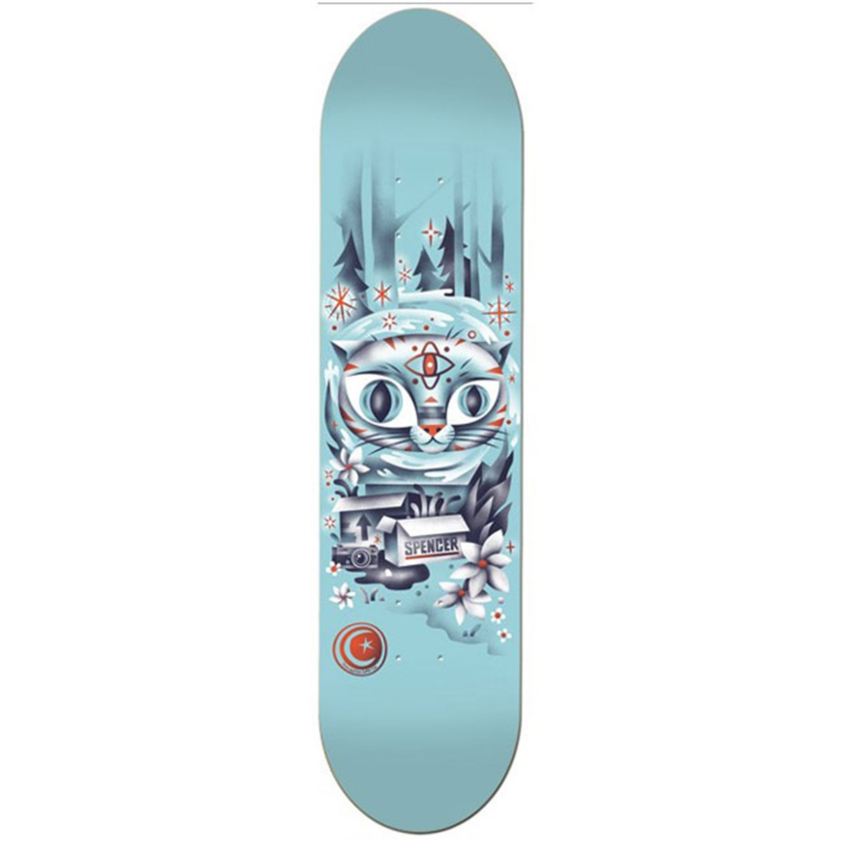 Foundation 8,375 Spencer Wood Wraith Deck Kaykay Tahtası