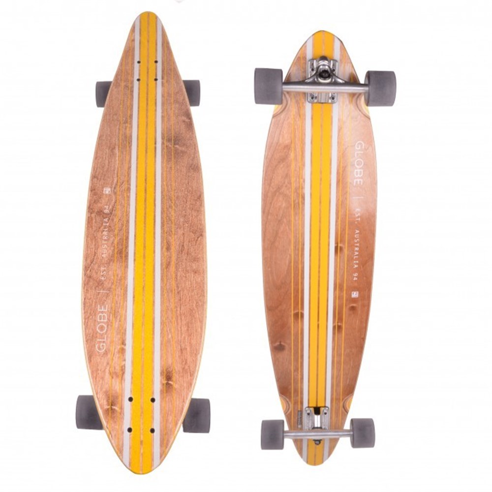 GLOBE PINNER LONGBOARD 41,25 BROWN YELLOW