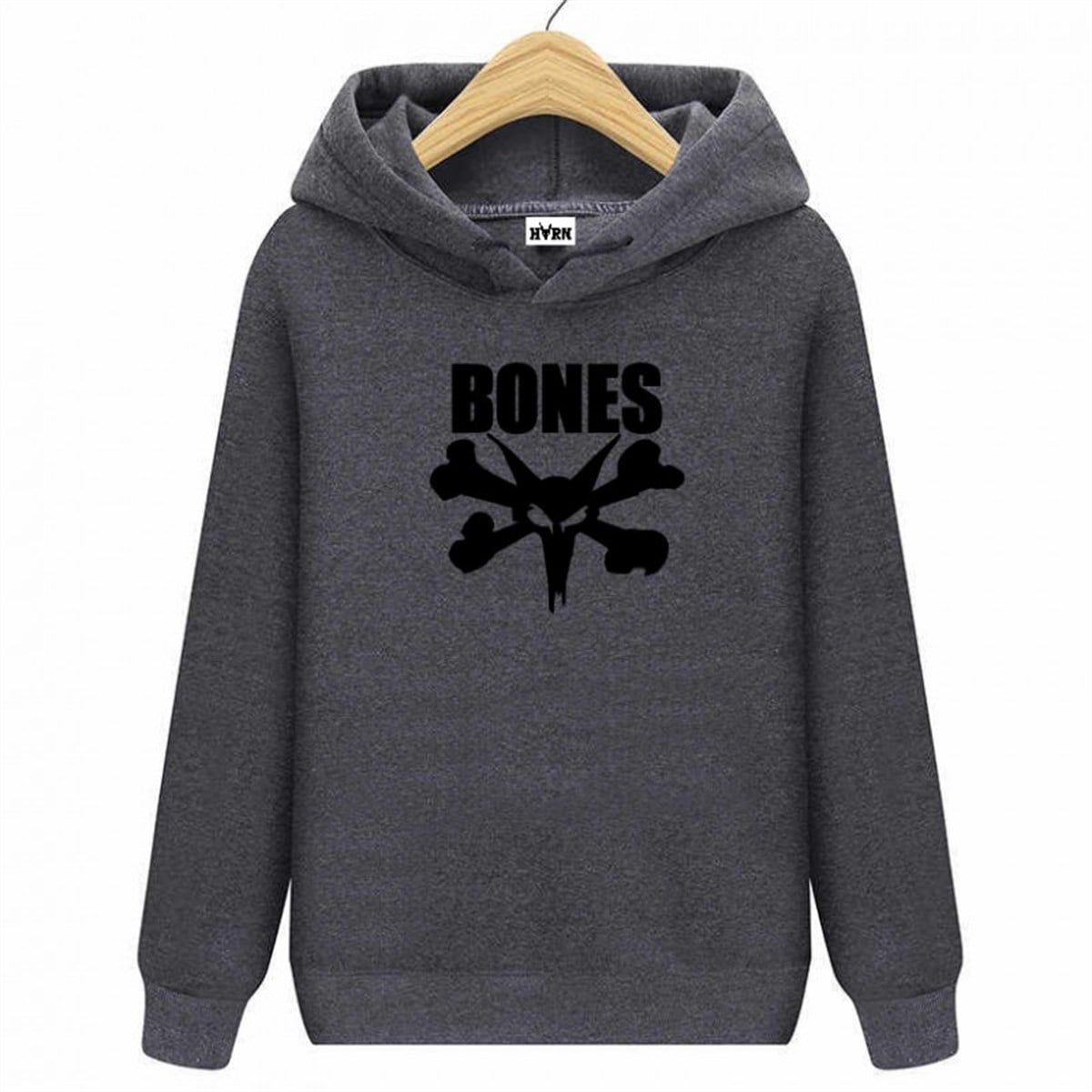 HORN SKATEBOARDS BONES SWEATSHİRT ANTHRACİTE