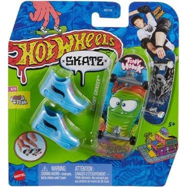 Hotwheels + Hediye Sticker Paketli Parmak Kaykayı Gummy Grinder 