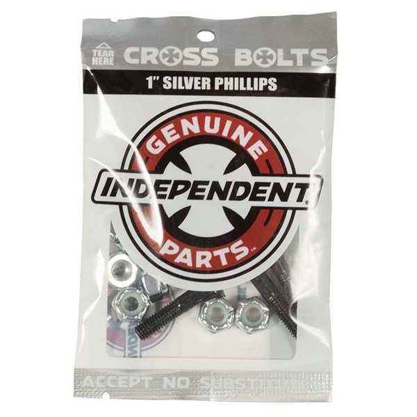 INDEPENDENT PHILLIPS 1 SİYAH GÜMÜŞ KAYKAY VİDA SETİ 