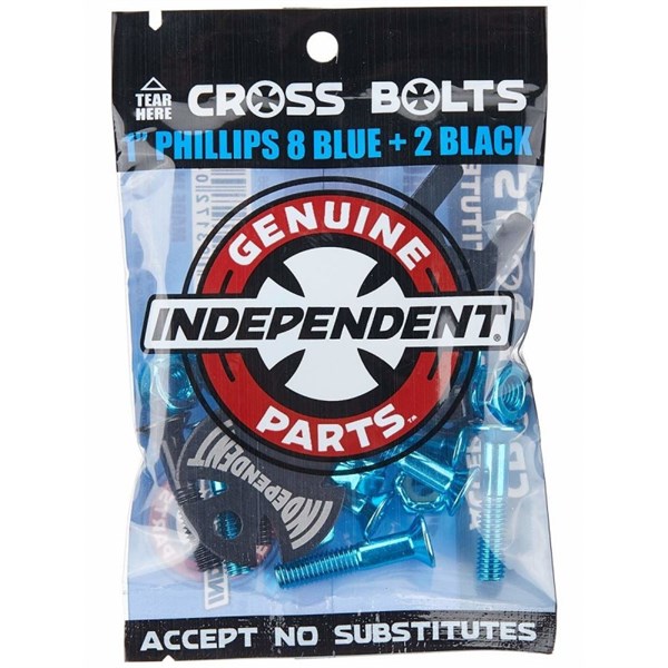 INDEPENDENT PHILLIPS 1 SİYAH MAVİ KAYKAY TOOL VİDA SETİ 