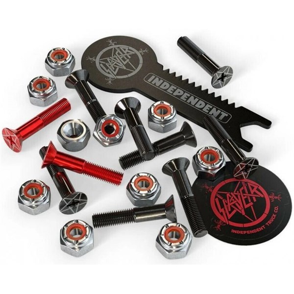 INDEPENDENT SLAYER 1 BLACK RED KAYKAY TOOL VİDA SETİ 