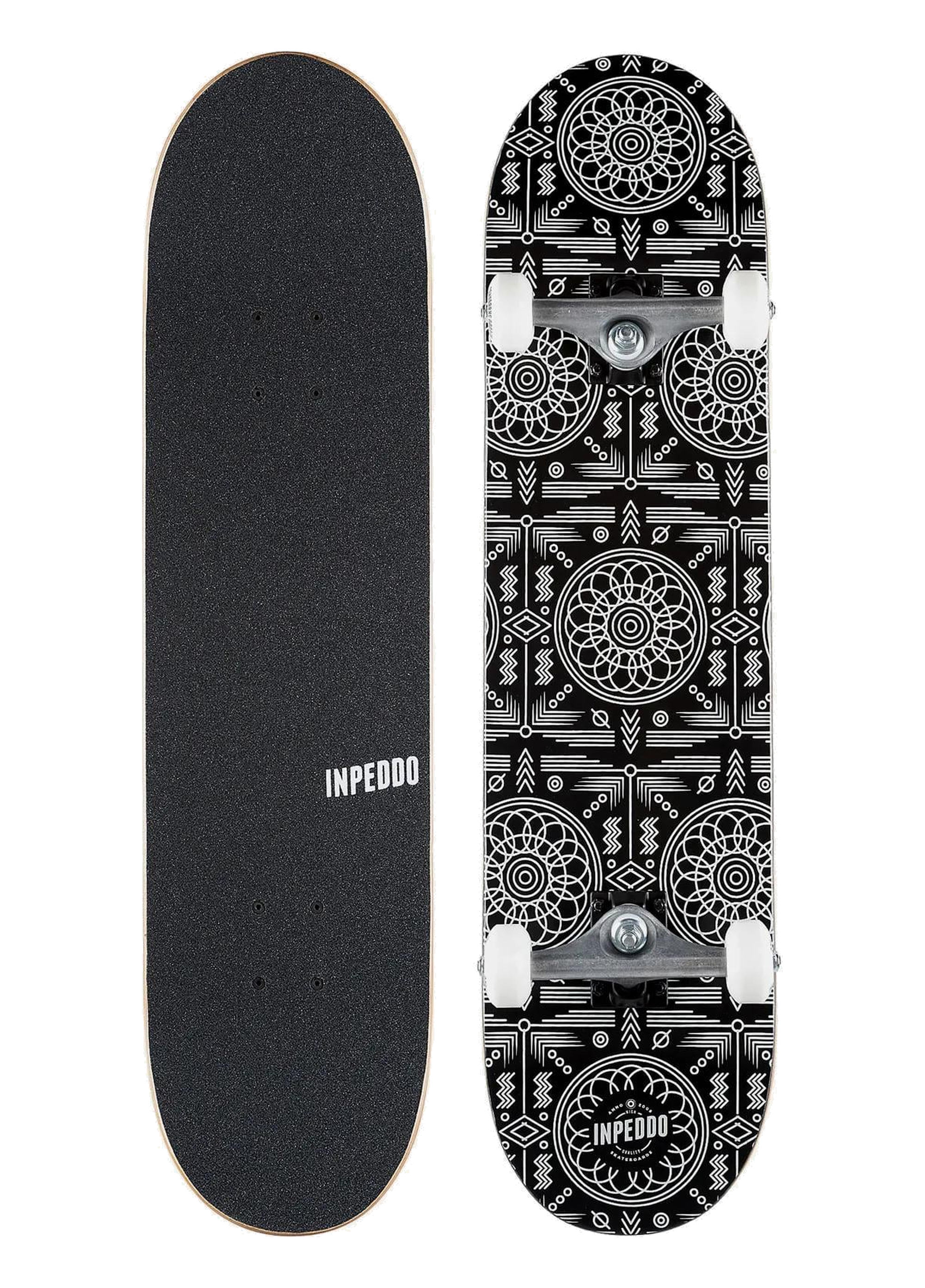 Inpeddo 8.0 Black Carpet Complete Profesyonel Kaykay 
