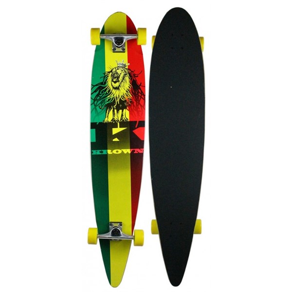 KROWN LONGBOARD CITY SURF RASTA 117CM
