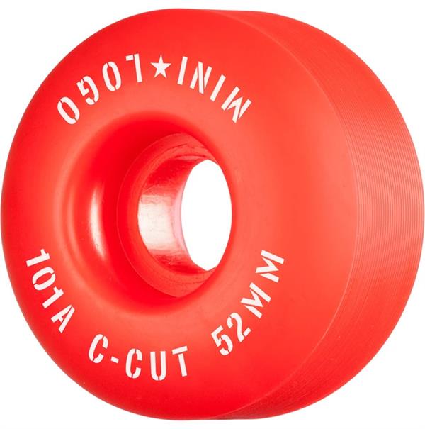 Mini Logo C-Cut Red 52mm 101A Wheels 
