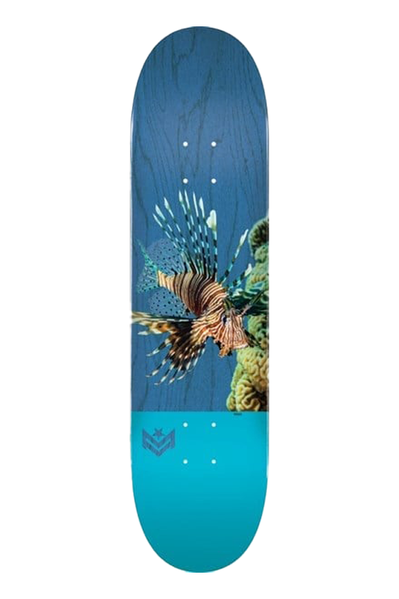 MINI LOGO POISON LION FISH DECK PROFESYONEL KAYKAY TAHTASI 7.75 