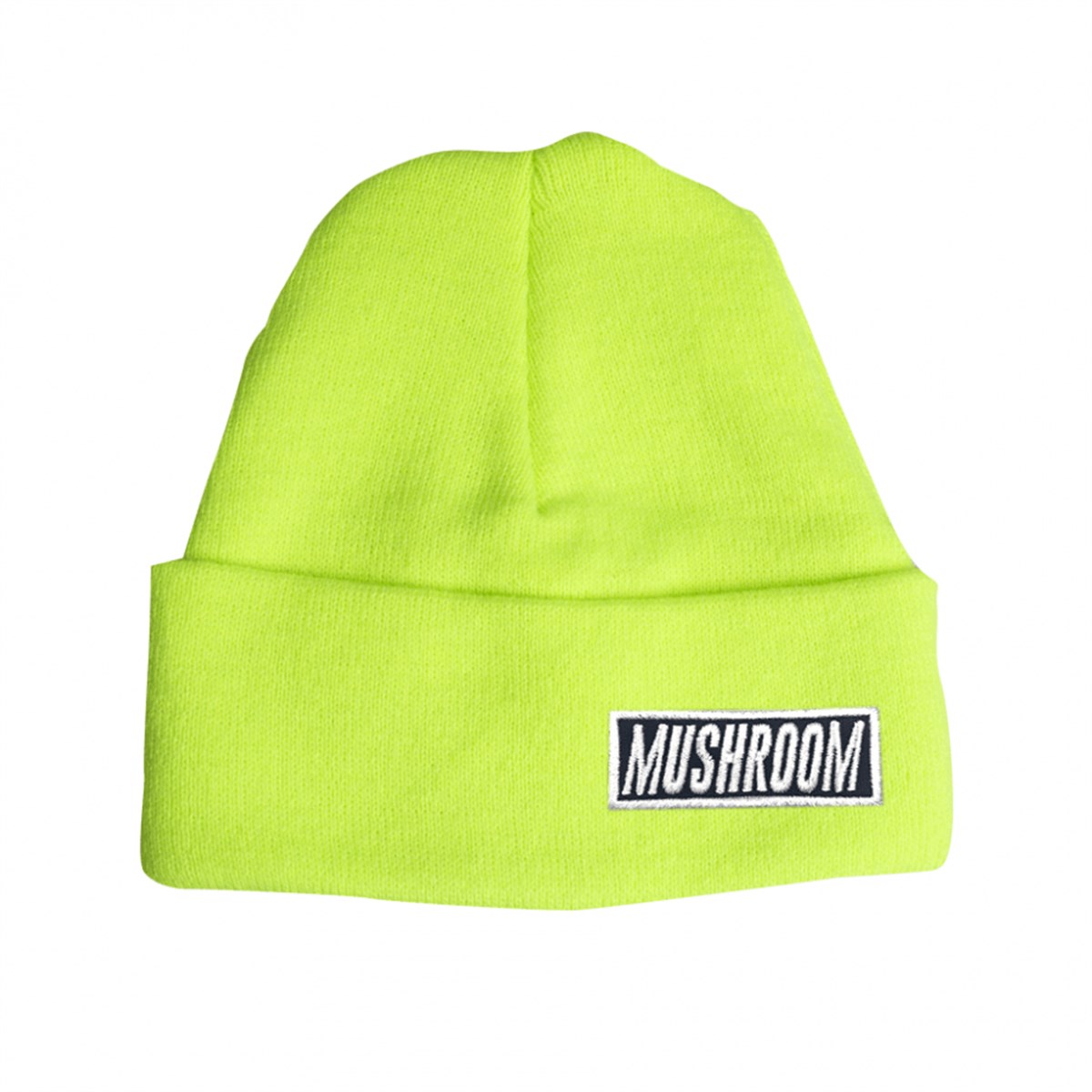 Mushroom Beanie Neon Green