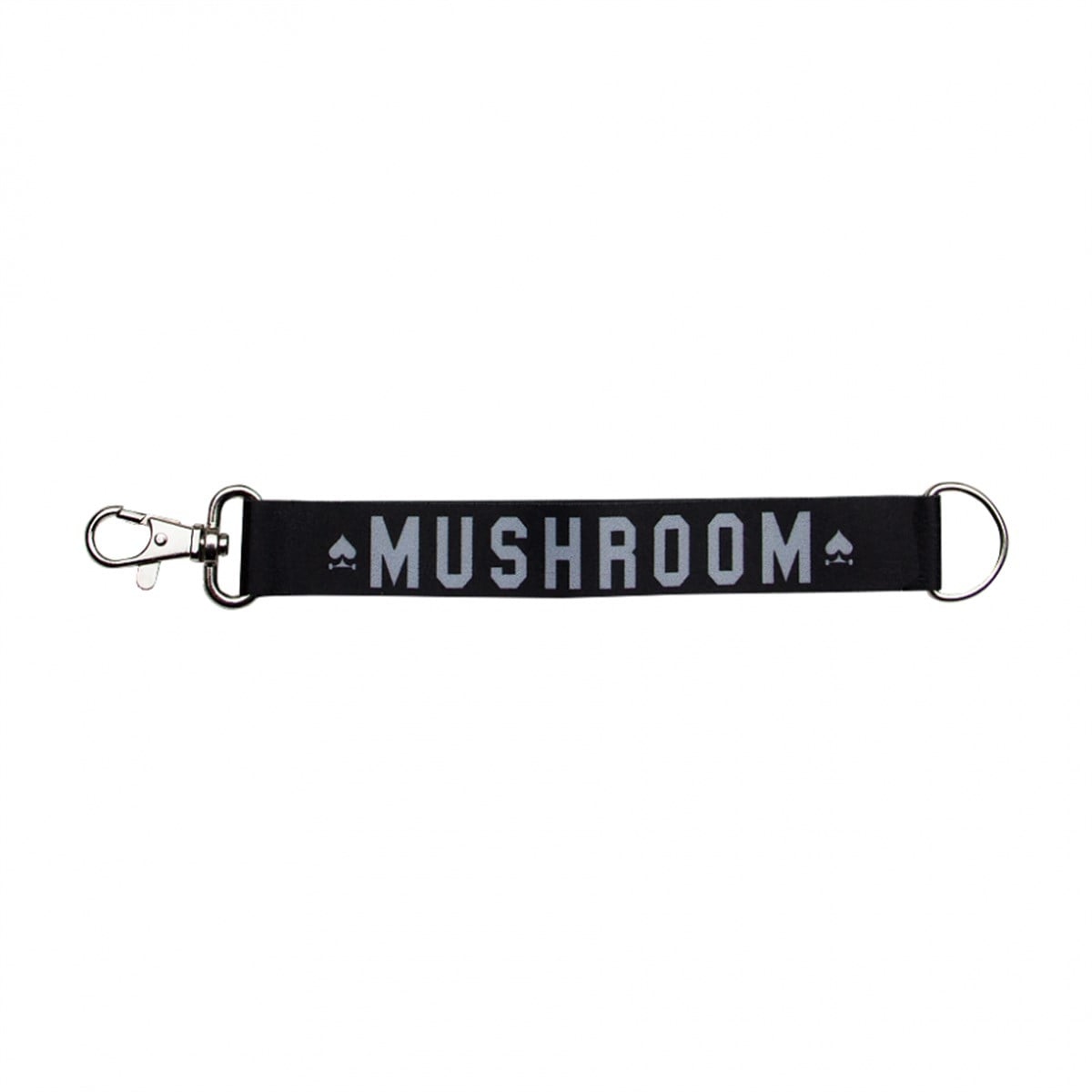 Mushroom Keychain Black & Anthracite
