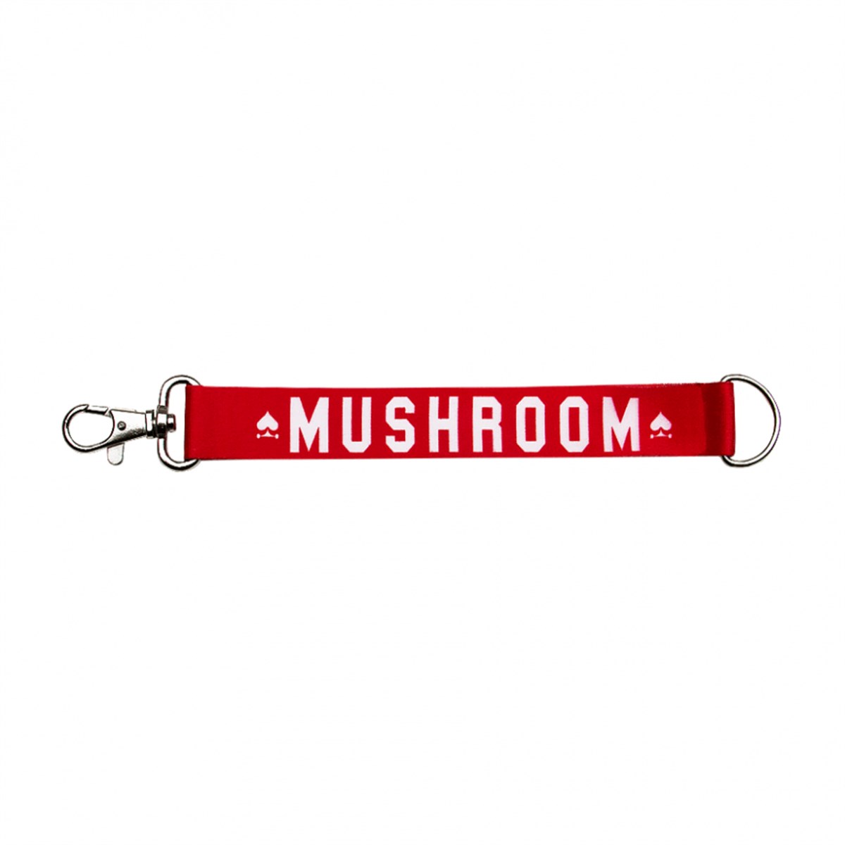 Mushroom Keychain Red & White