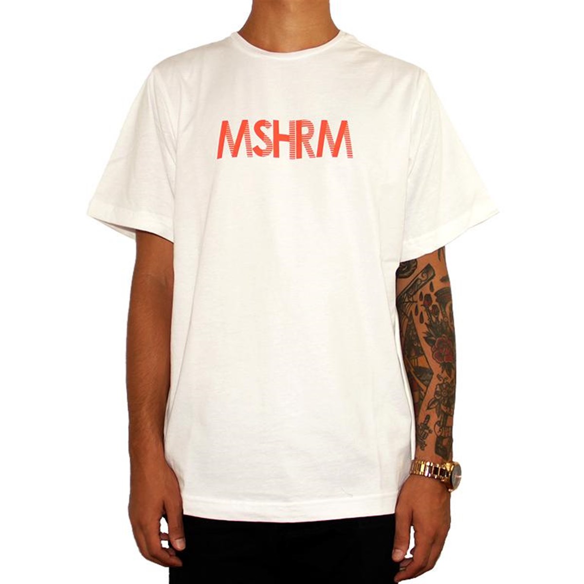 MUSHROOM Striped Logo