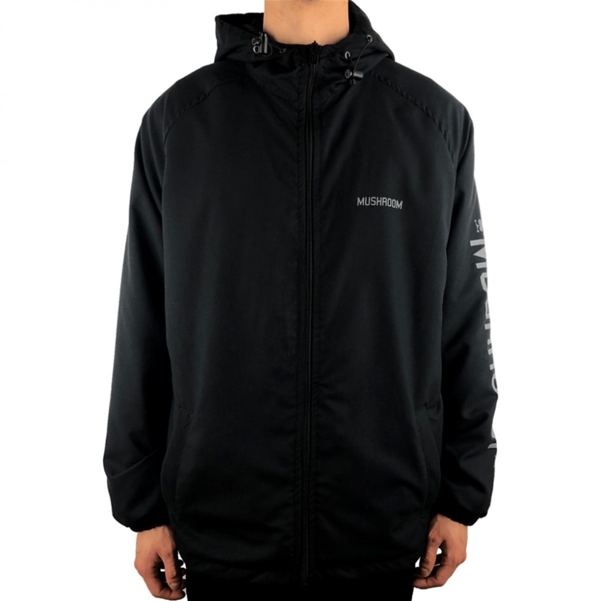 Mushroom Windbreaker Black & Anthracite