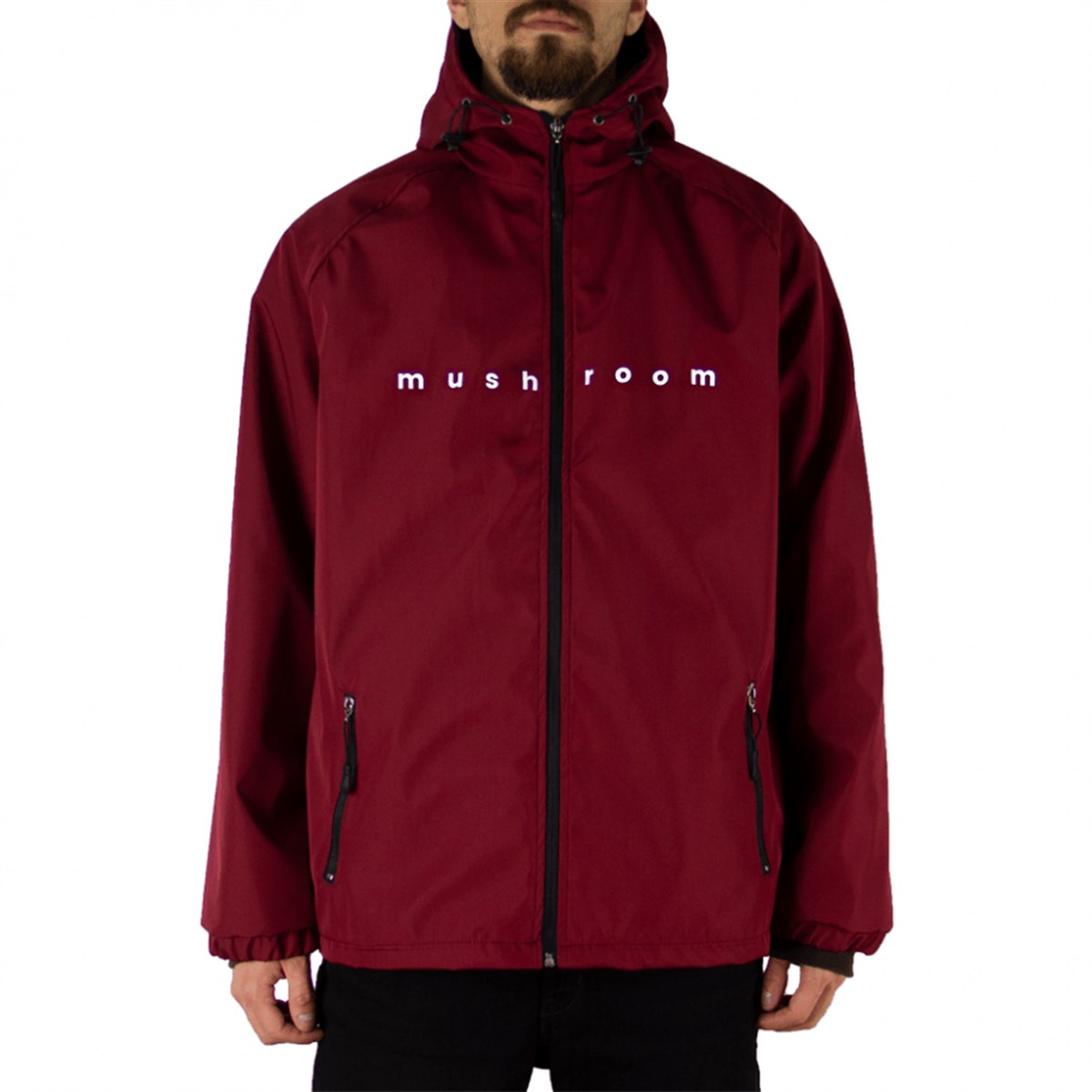 Mushroom Windbreaker Bordeaux