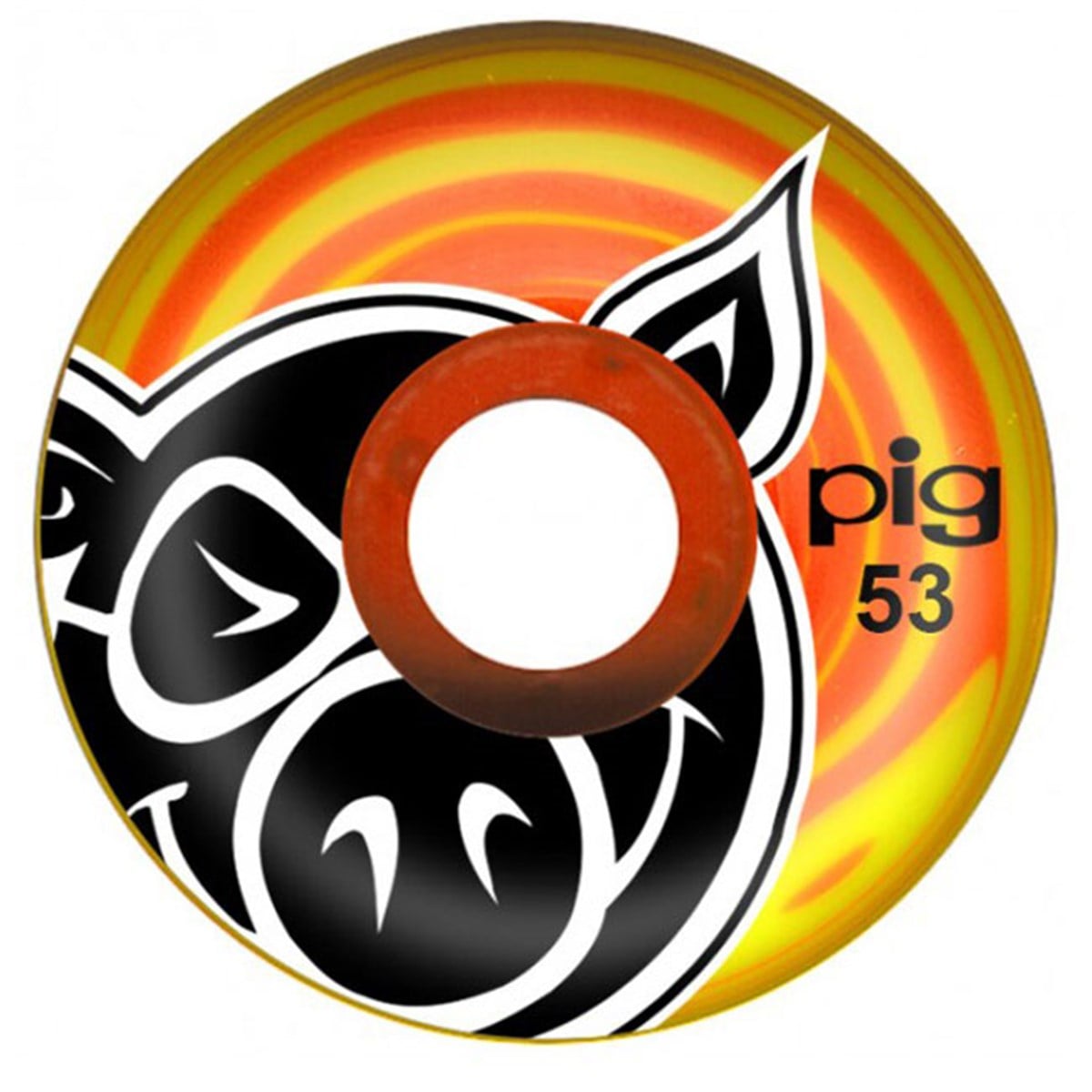 Pig Head Swirls Tekerlek Seti 53 mm