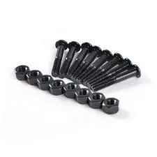 Pow Supply Co Phillips 1 İnç Siyah Kaykay Vida Seti 