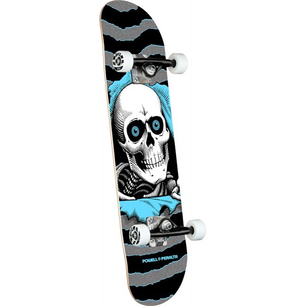 POWELL PERALTA 7.75 RIPPER ONE OFF SILVER LIGHT BLUE BIRCH COMPLETE PROFESYONEL KAYKAY 
