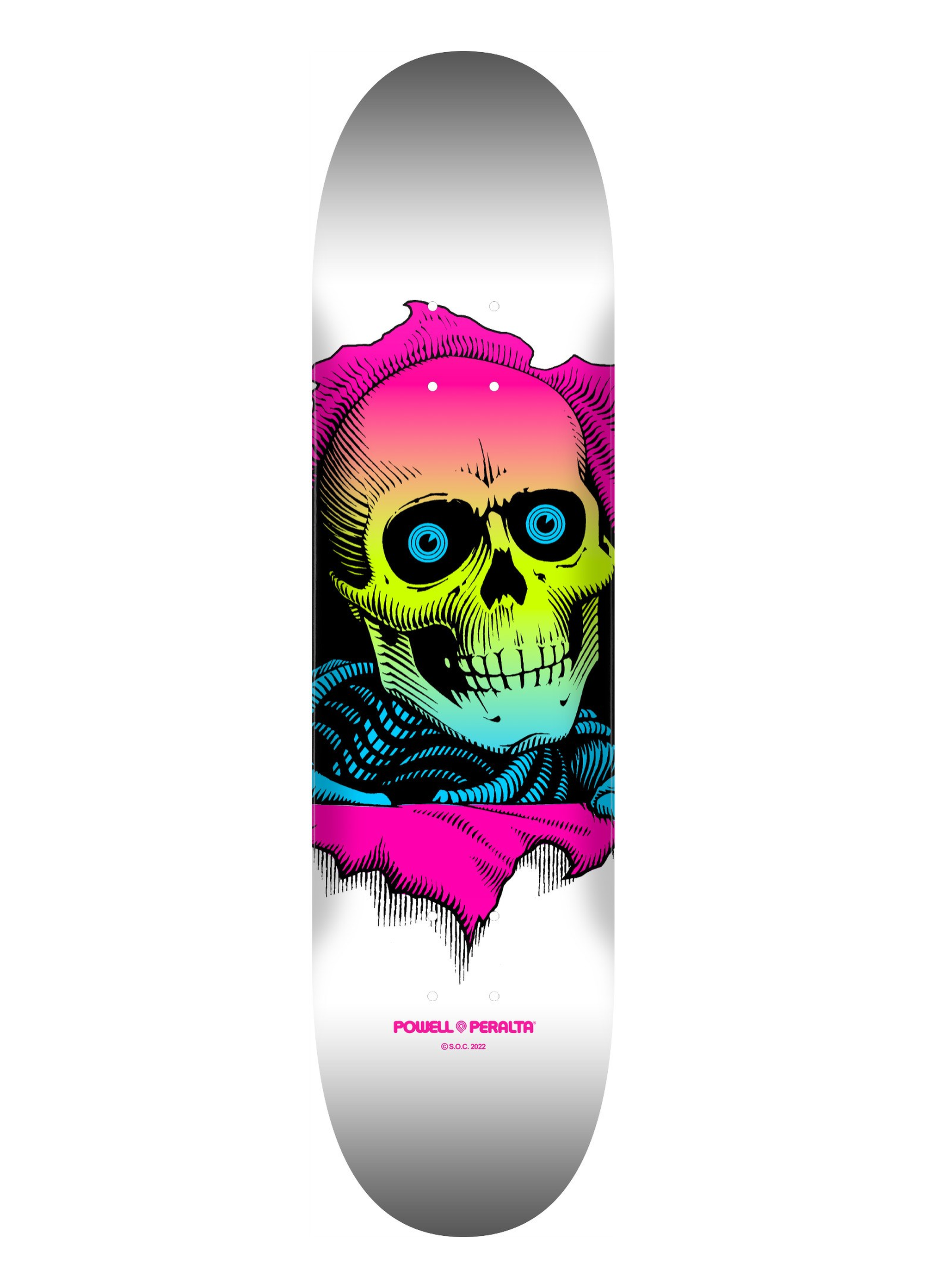Powell Peralta 8.5 Ripper Lime White Deck Profesyonel Kaykay Tahtası 
