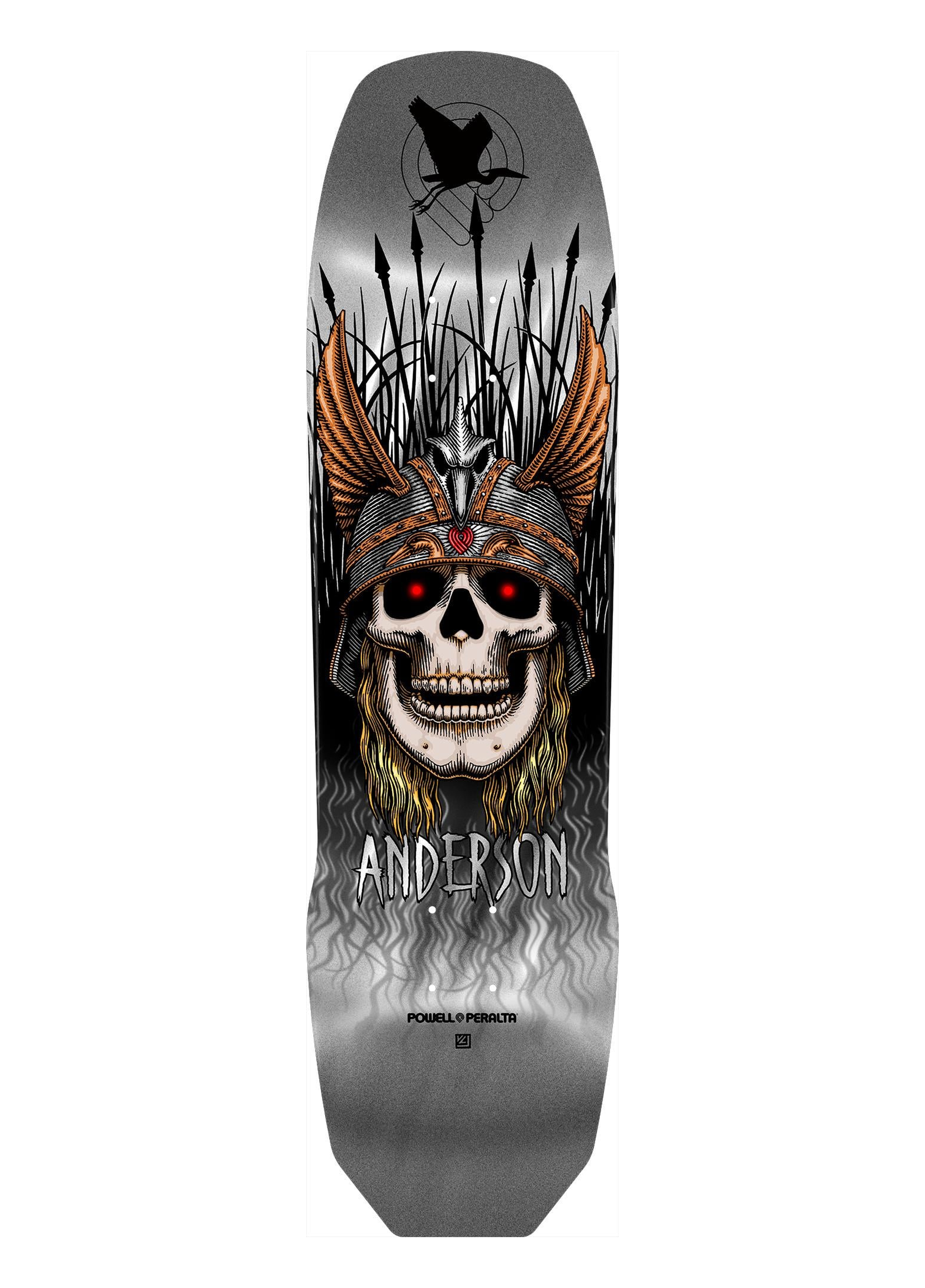 Powell Peralta 8.45 Pro Andy Anderson Heron Silver Deck 