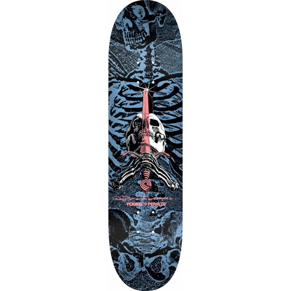 POWELL PERALTA 8.75 SKULL AND SWORD BLUE DECK PROFESYONEL KAYKAY TAHTASI 