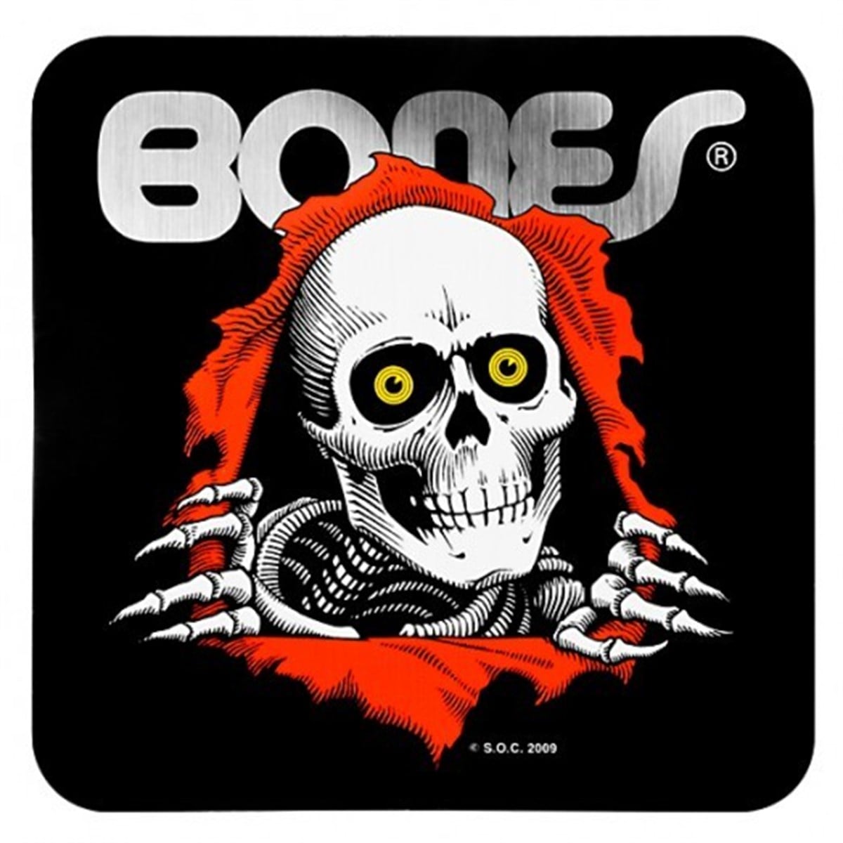 Powell Peralta Ripper Bumper Sticker Black