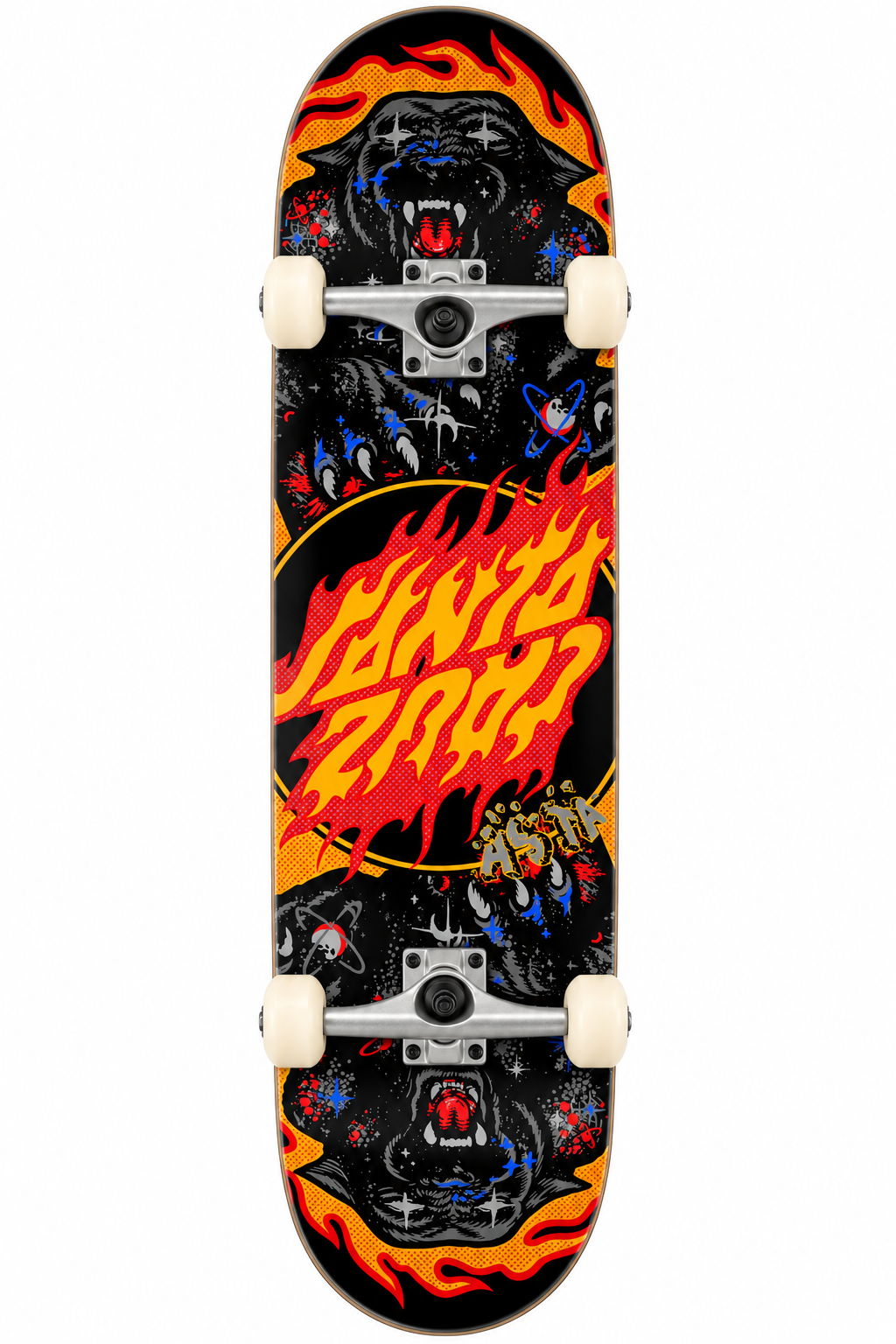 Santa Cruz 8.2 Asta Cosmic Cat Twin Element Alt Takımlı Complete Kaykay 