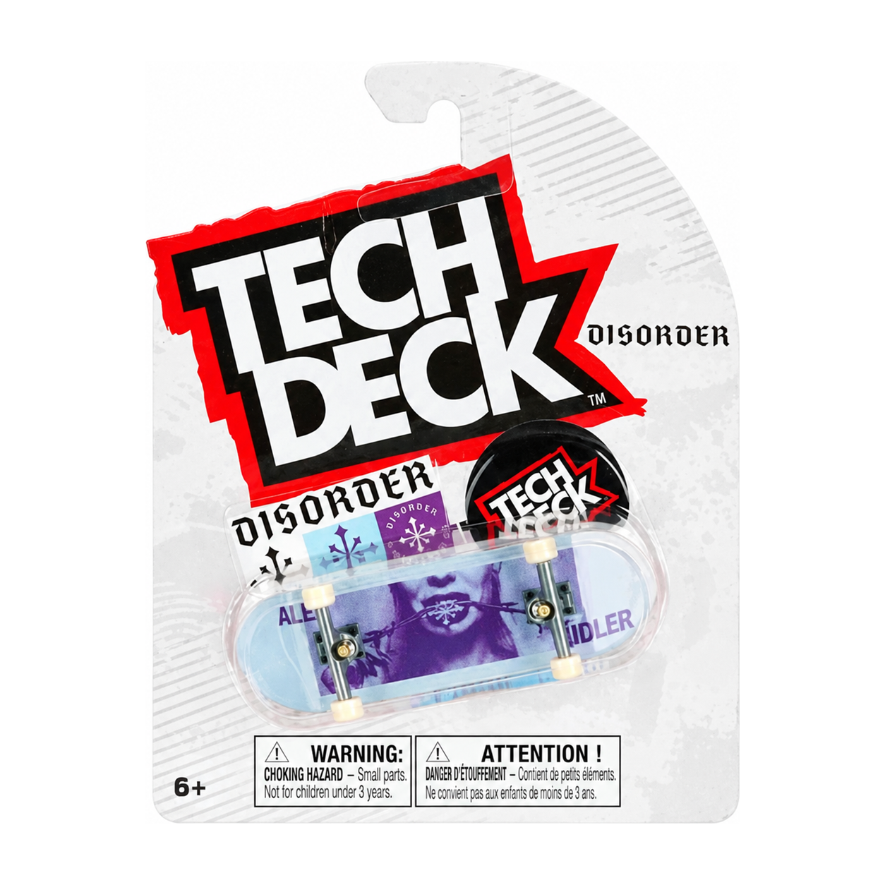 Tech Deck + Hediye Sticker Paketli Parmak Kaykayı Disorder Alex Midler 