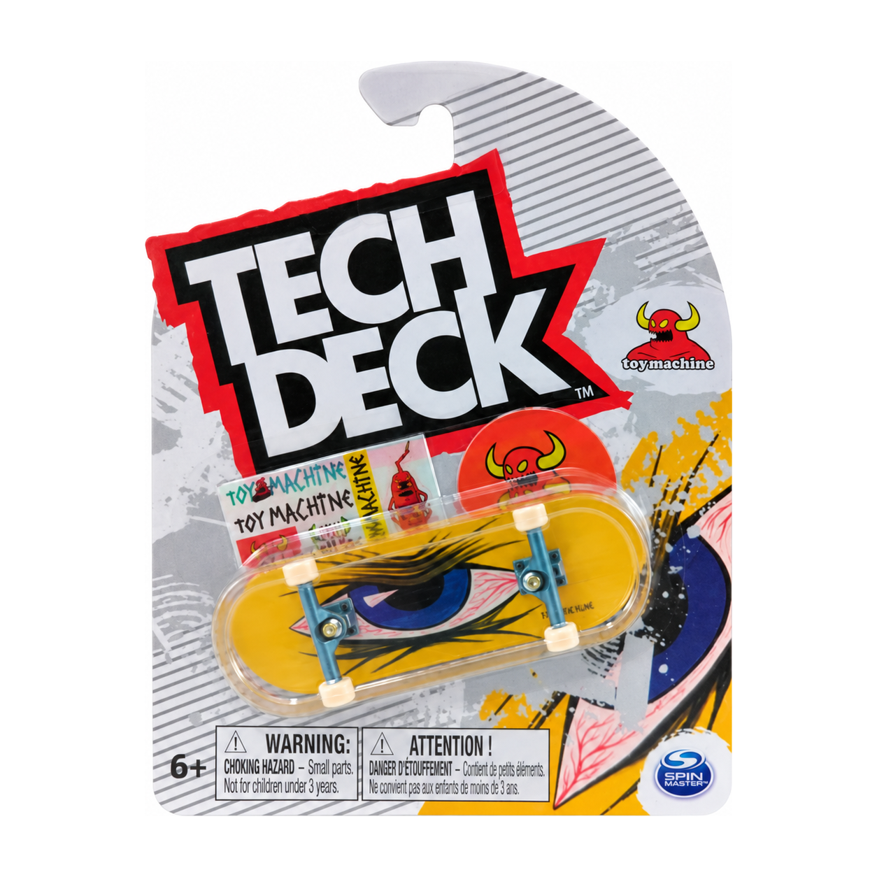 Tech Deck Fingerboard Toy Machine Mad Eye Skateboard 