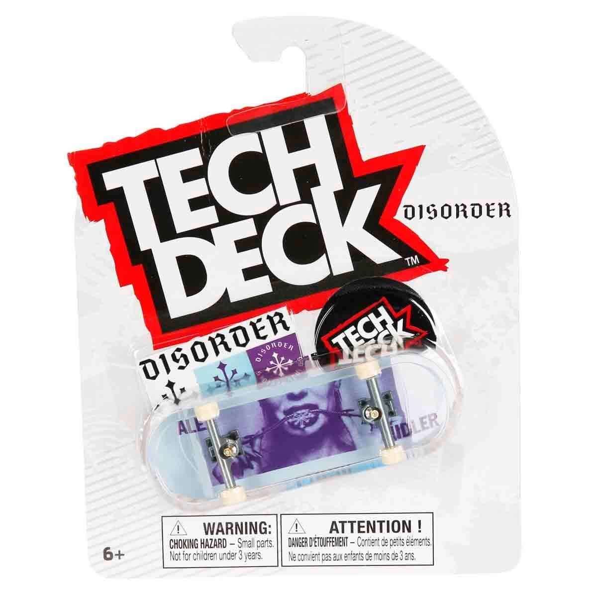 Tech Deck + Hediye Sticker Paketli Parmak Kaykayı Disorder Alex Midler 
