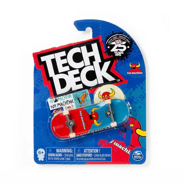 Tech Deck + Hediye Sticker Paketli Parmak Kaykayı Toy Machine - Monster McCoy 50 Skateboard 