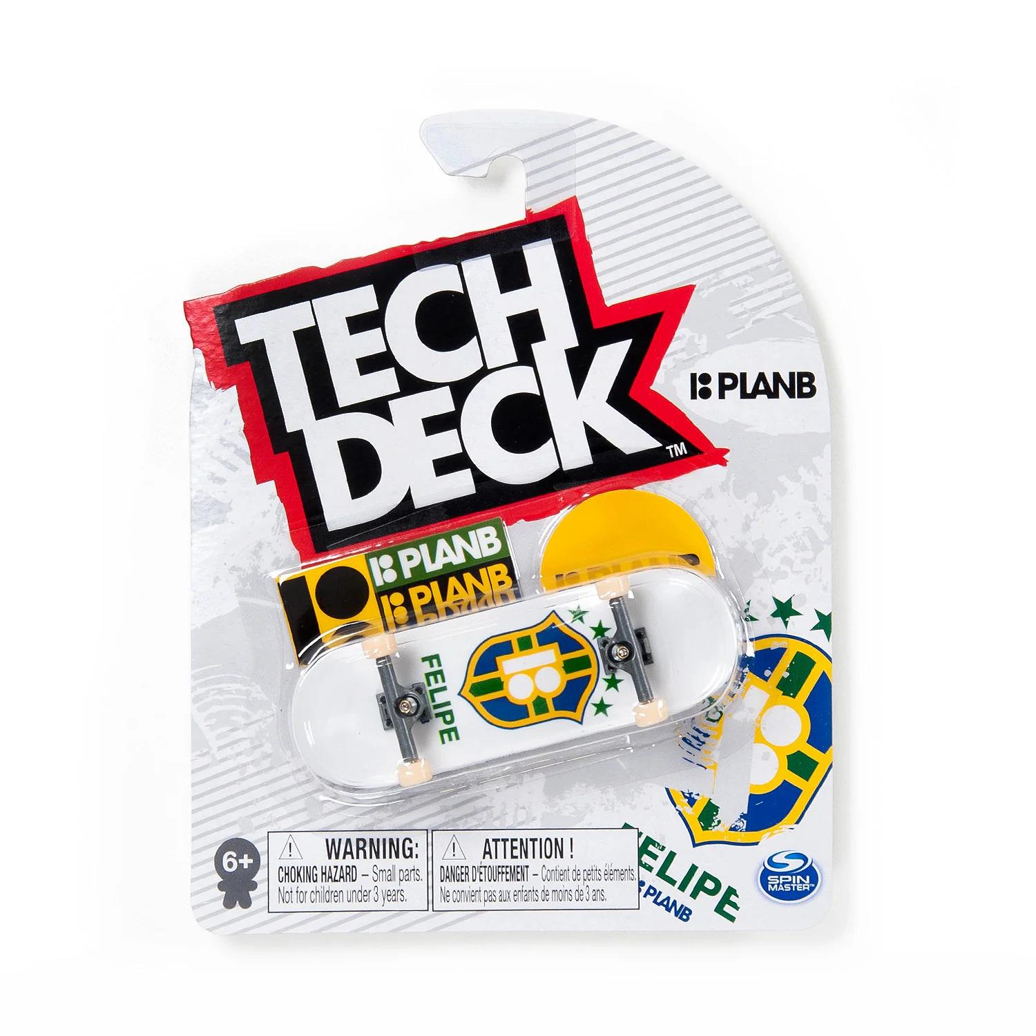Tech Deck + Hediye Sticker Paketli Parmak Kaykayı Plan B - Felipe Gustavo Skateboard 