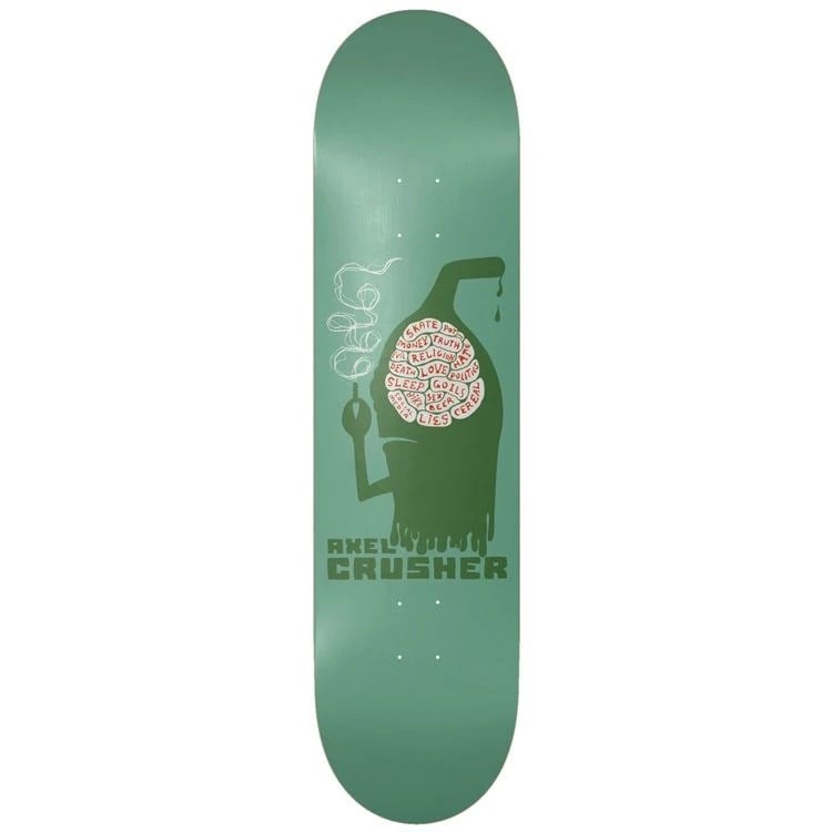 Toy Machine 8.25 Axel Silowet Green Deck Profesyonel Kaykay Tahtası 