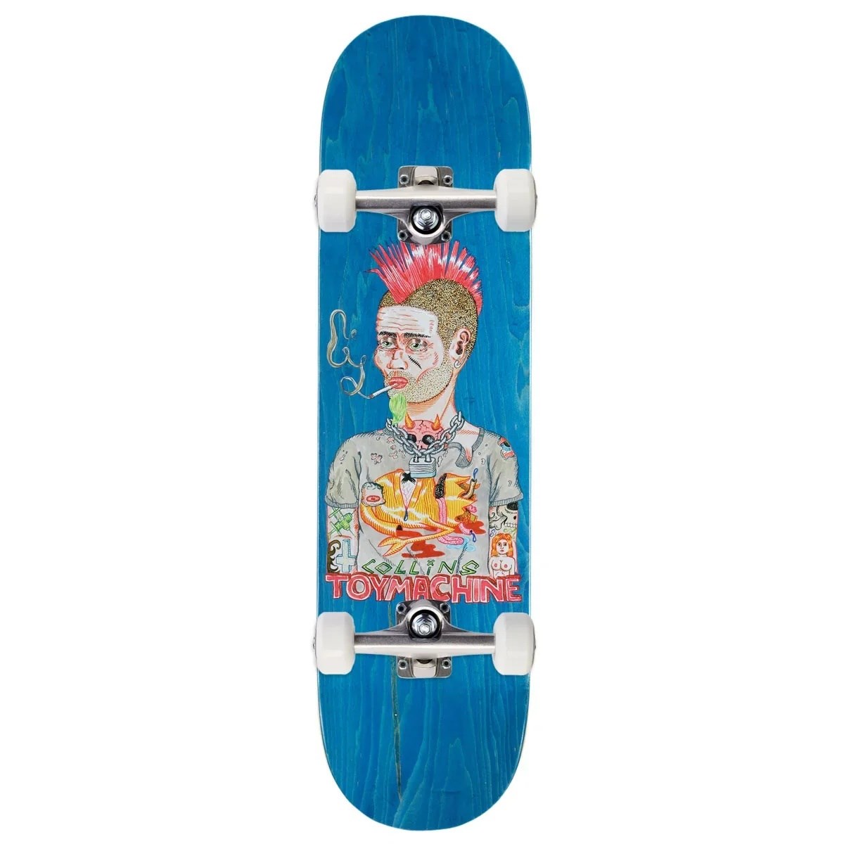 Toy Machine 8.25 Collin Mohawk Blue Complete Profesyonel Kaykay 