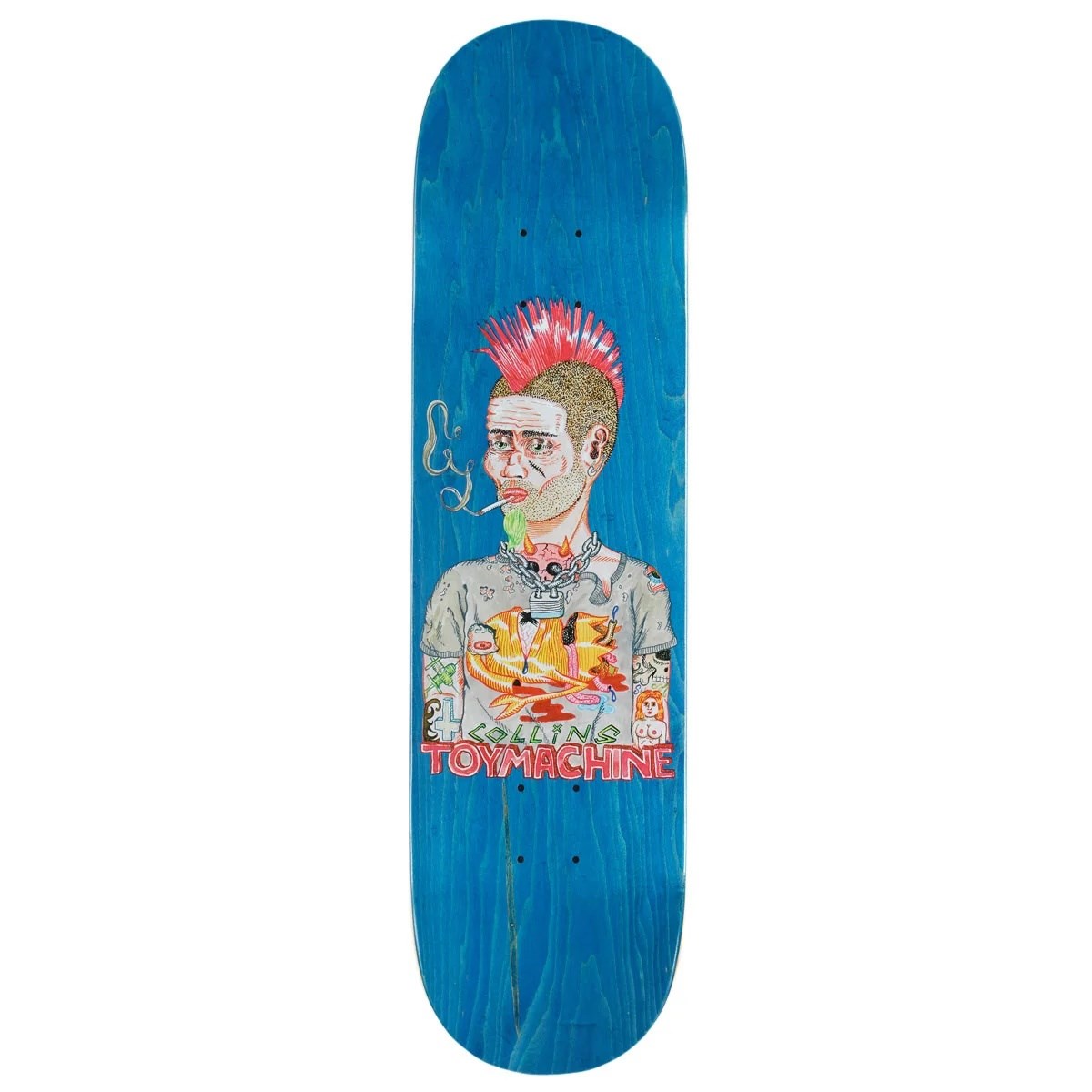 Toy Machine 8.25 Collins Mohawk Blue Deck Profesyonel Kaykay Tahtası 