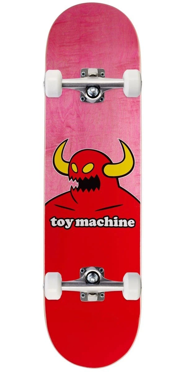 Toy Machine 8.0 Monster Light Red Deck Complete Profesyonel Kaykay 