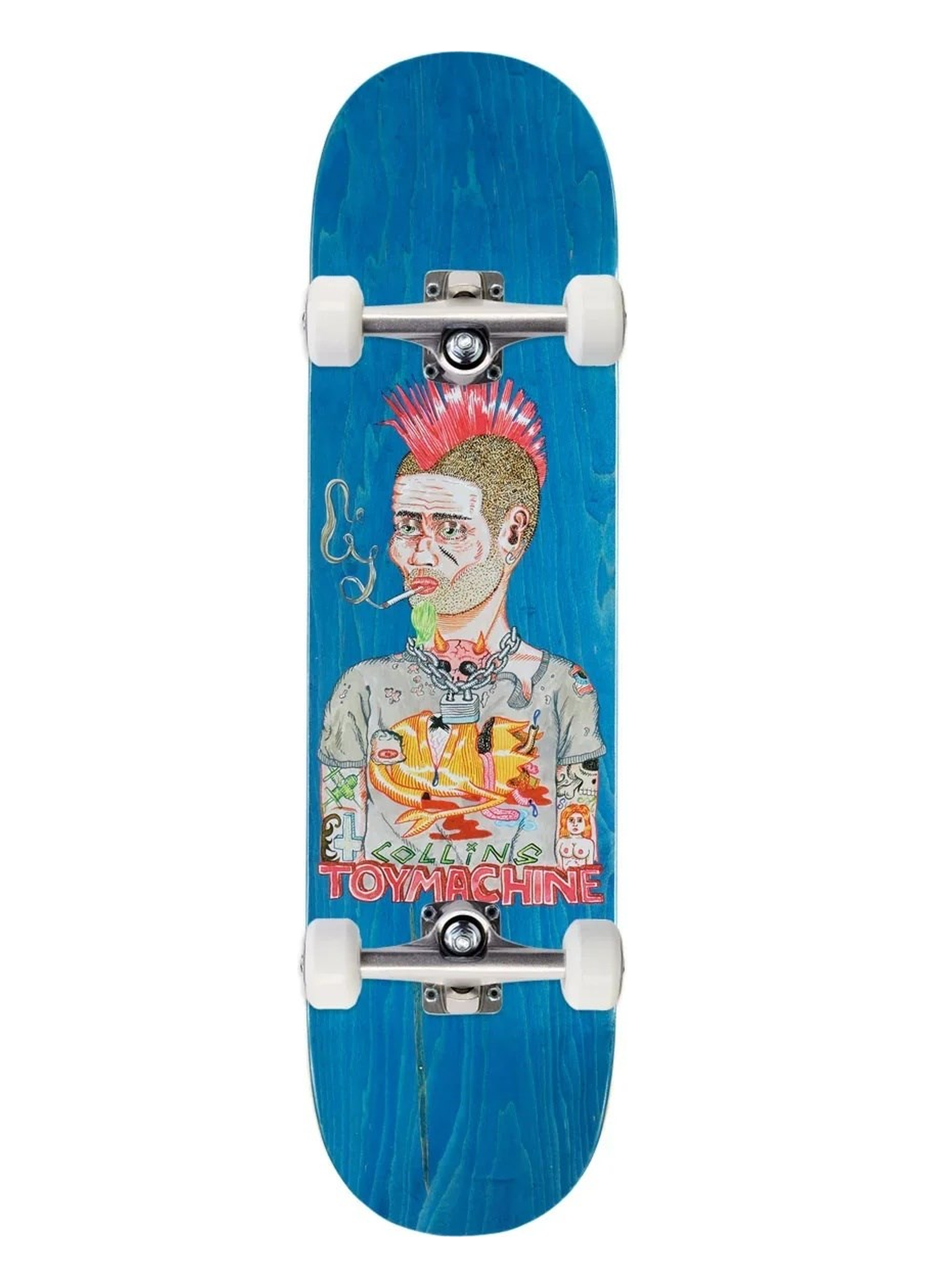 Toy Machine 8.25 Collin Mohawk Blue Complete Profesyonel Kaykay 