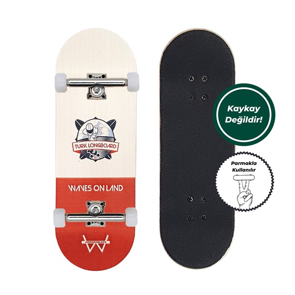 Woodenblack 34mm Collab TURKLONGBOARD Fingerboard Complete 